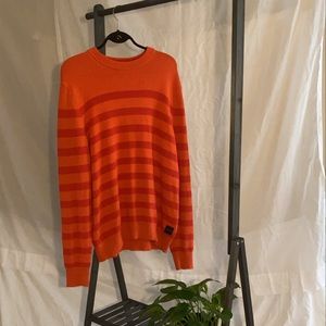 Brights for fall, in this orange Calvin Klein knit